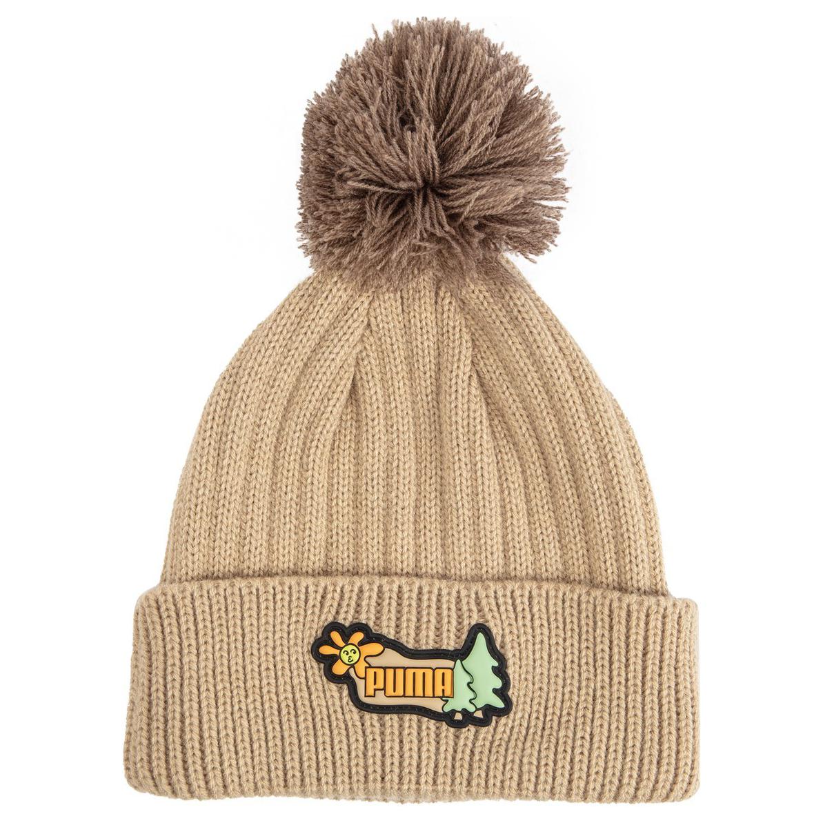 PUMA Акриловая детская шапка серебристо-серая с верблюжьим оттенком, Camel
PUMA Акриловая детская шапка серебристо-серая с верблюжьим оттенком, Camel