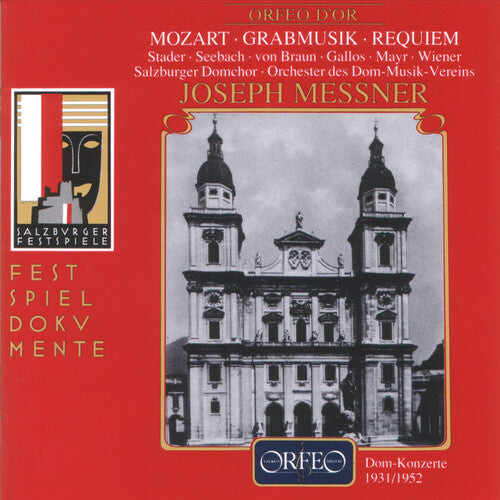 CD диск Mozart / Seebach-Ziegler / Messner: Kirchensonate Es-Dur & Grabmusik KV 42 & Requiem 
CD диск Mozart / Seebach-Ziegler / Messner: Kirchensonate Es-Dur & Grabmusik KV 42 & Requiem