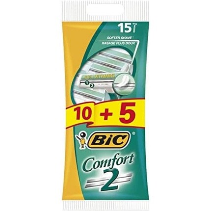 Бритвы одноразовые для мужчин Comfort 2, 15 шт., Bic
Бритвы одноразовые для мужчин Comfort 2, 15 шт., Bic