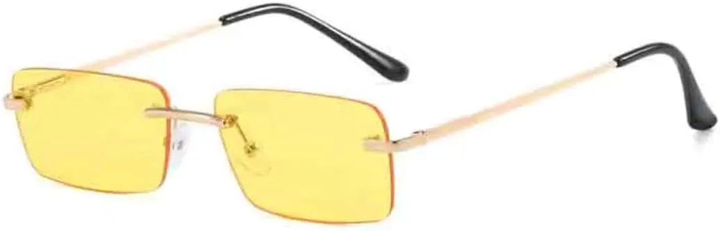 Солнцезащитные очки с защитой UV400 | Панк, без оправы, розово-голубые | для женщин и мужчин, для занятий спортом на открытом воздухе и вождения DSVIGF, Gold Yellow
Солнцезащитные очки с защитой UV400 | Панк, без оправы, розово-голубые | для женщин и мужчин, для занятий спортом на открытом воздухе и вождения DSVIGF, Gold Yellow