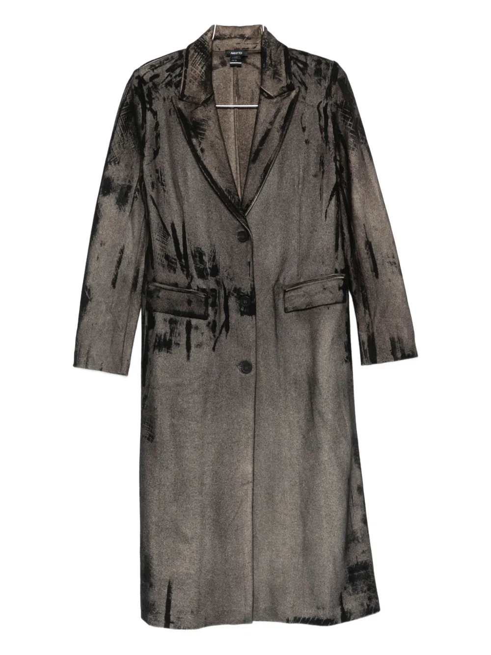 Шерстяное однобортное пальто Avant Toi, черный
Шерстяное однобортное пальто Avant Toi, черный