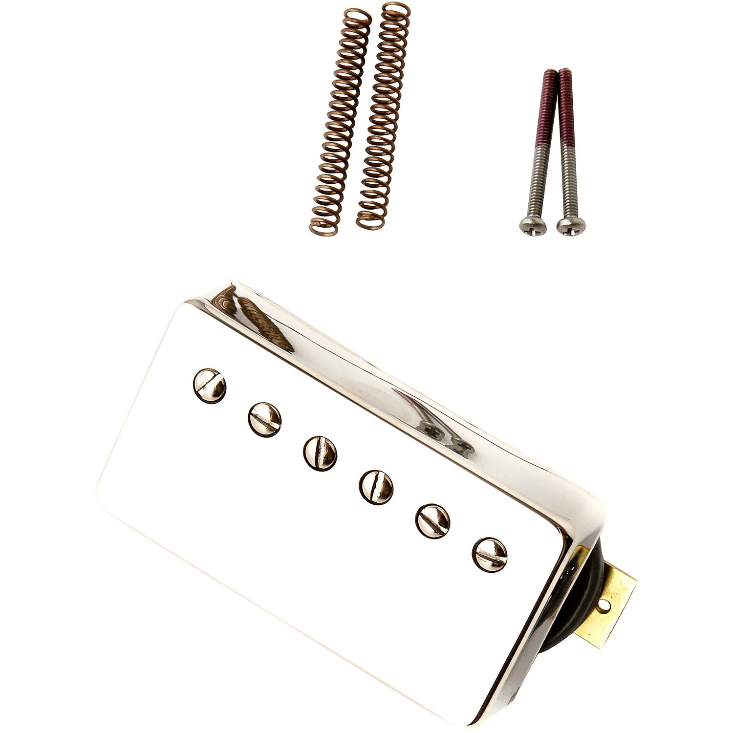 Звукосниматель для гитары PRS Dragon II Treble Humbucker с никелевой крышкой.
Звукосниматель для гитары PRS Dragon II Treble Humbucker с никелевой крышкой.