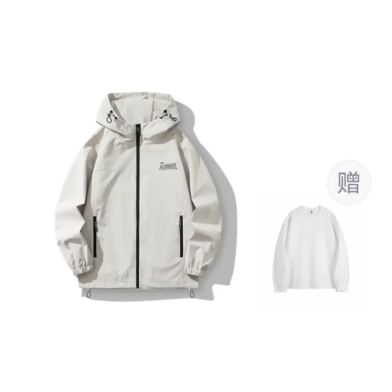 ALORGEEK Ветровка непромокаемая унисекс, Ecru (Comes with 100% cotton Long-Sleeved T-Shirt)
ALORGEEK Ветровка непромокаемая унисекс, Ecru (Comes with 100% cotton Long-Sleeved T-Shirt)