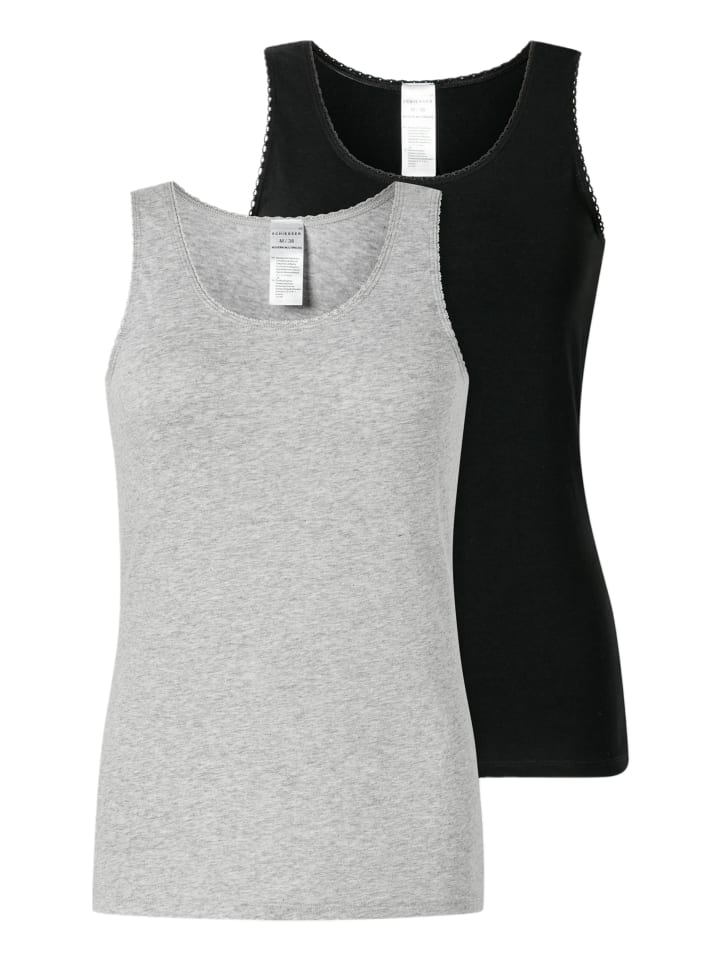 Майка Schiesser, черный/серый
Майка Schiesser, черный/серый