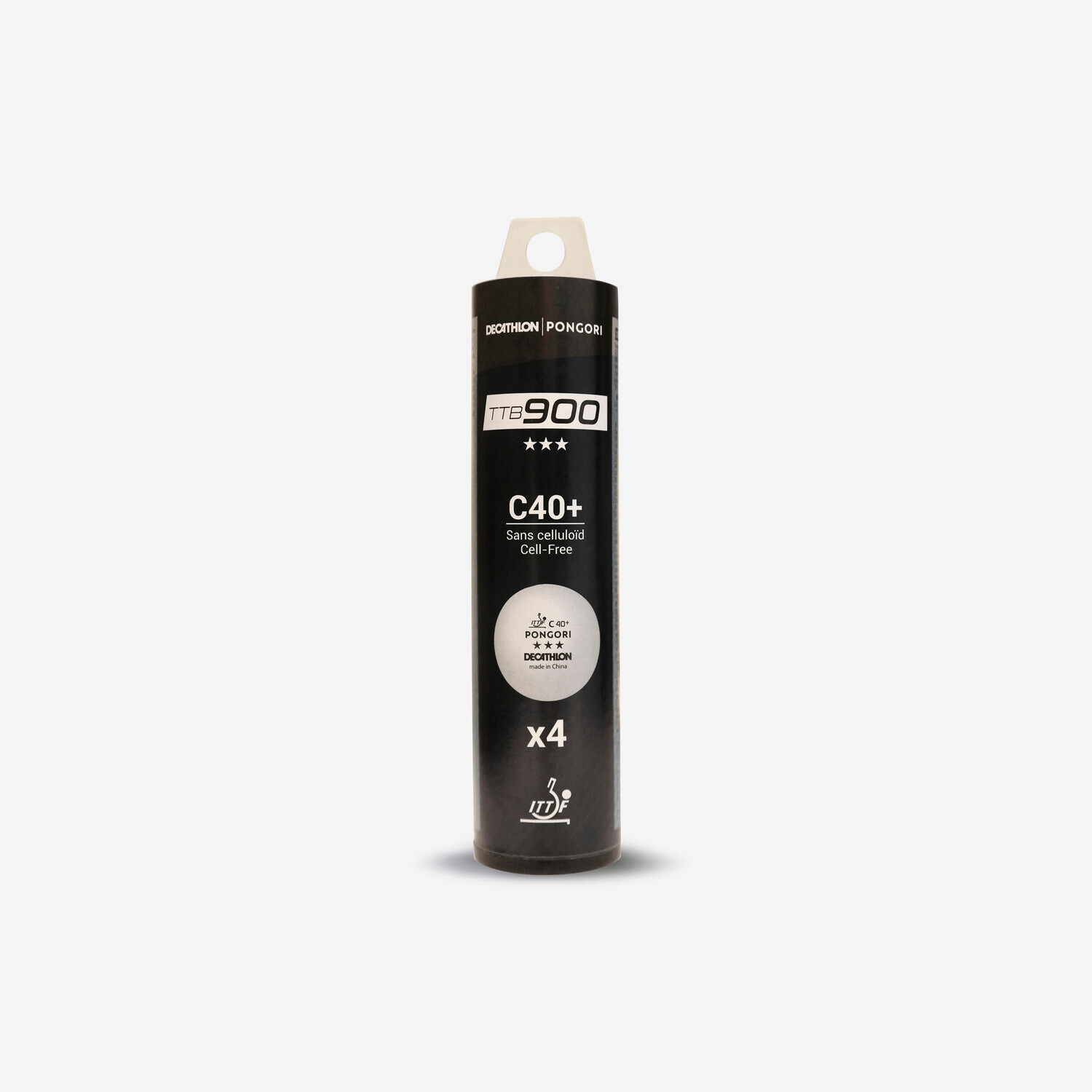 Мячи для настольного тенниса TTB 900C 40+ 3* x 4 - белые Pongori 
Мячи для настольного тенниса TTB 900C 40+ 3* x 4 - белые Pongori