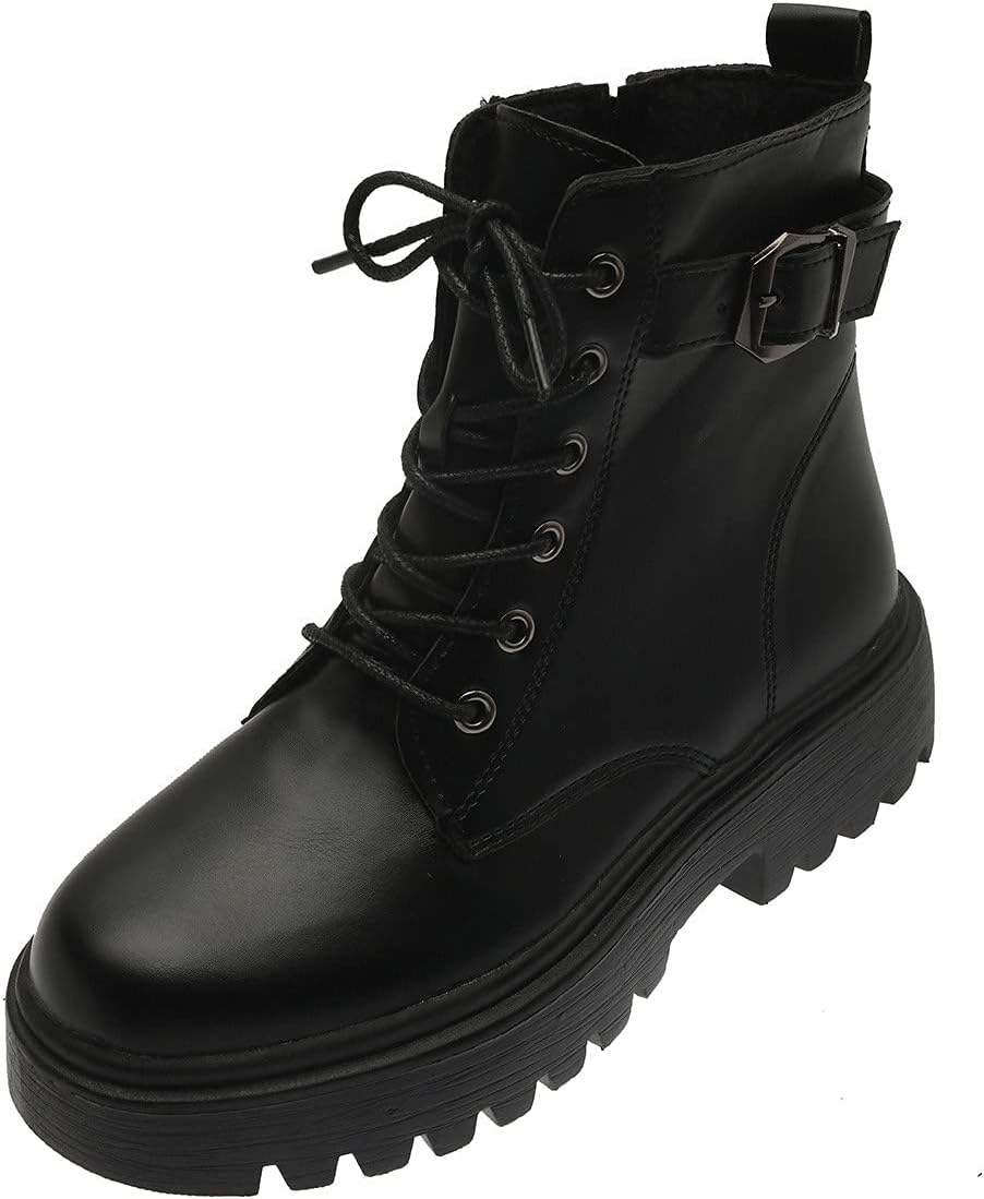 Мужские кожаные ботинки на шнуровке с платформой, военные, кожаная платформа, ретро, широкий носок, боковая молния, удобный массивный каблук с протектором Generic, черный
Мужские кожаные ботинки на шнуровке с платформой, военные, кожаная платформа, ретро, широкий носок, боковая молния, удобный массивный каблук с протектором Generic, черный