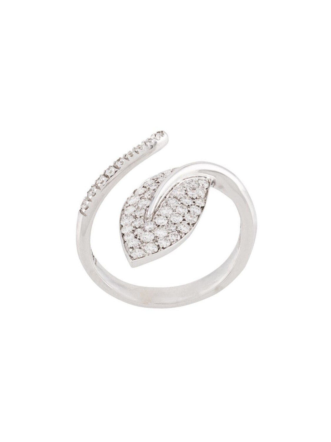 Кольцо Foglia из белого золота с бриллиантами MIMI, серебряный
Кольцо Foglia из белого золота с бриллиантами MIMI, серебряный