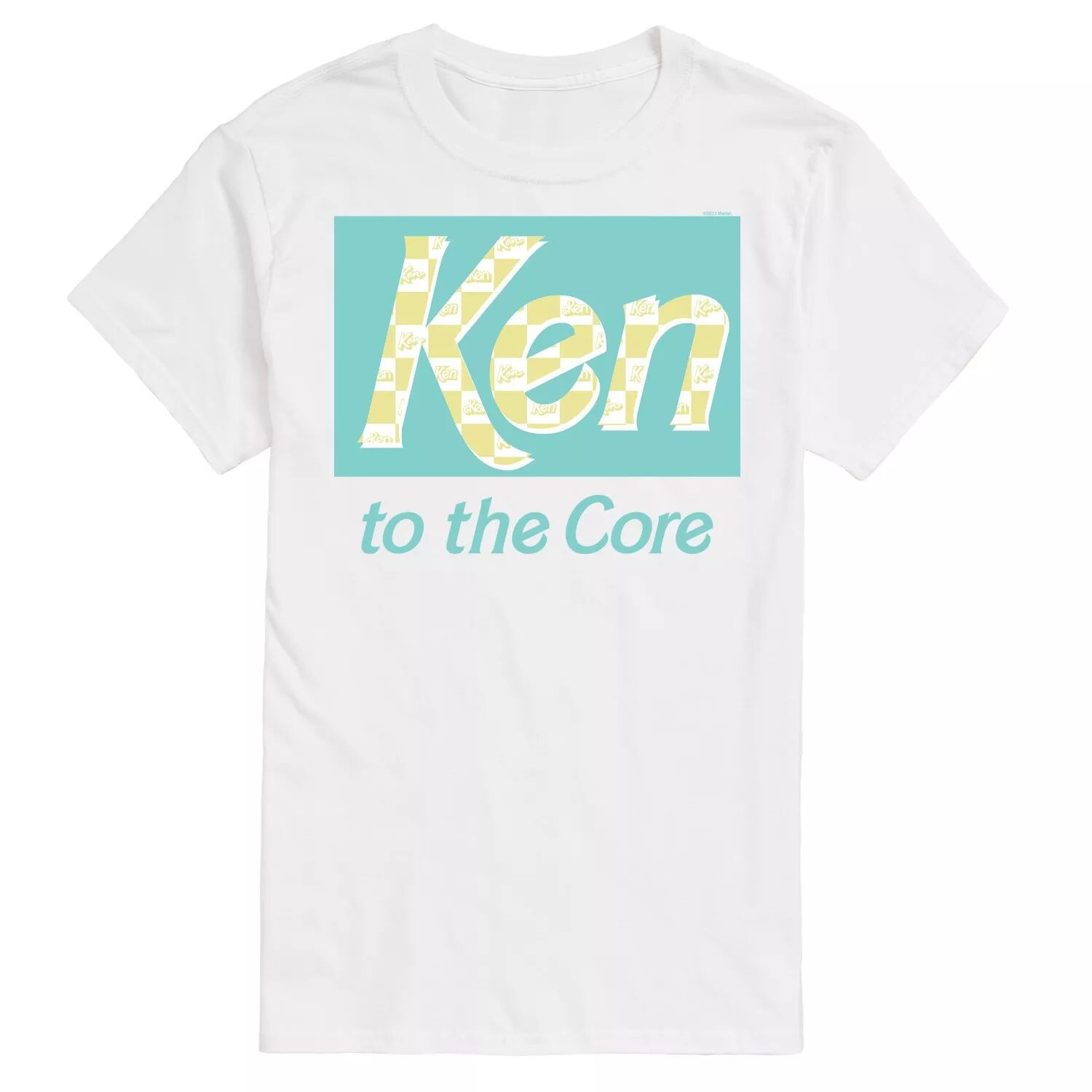 Футболка в пастельные клетки Big & Tall Ken с цветами в клеточках Barbie, белый 
Футболка в пастельные клетки Big & Tall Ken с цветами в клеточках Barbie, белый