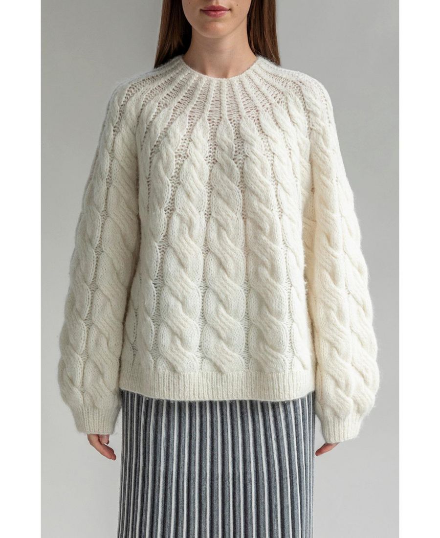 Женский свитер ручной вязки Tomo Cable SSKEIN, Ivory
Женский свитер ручной вязки Tomo Cable SSKEIN, Ivory
