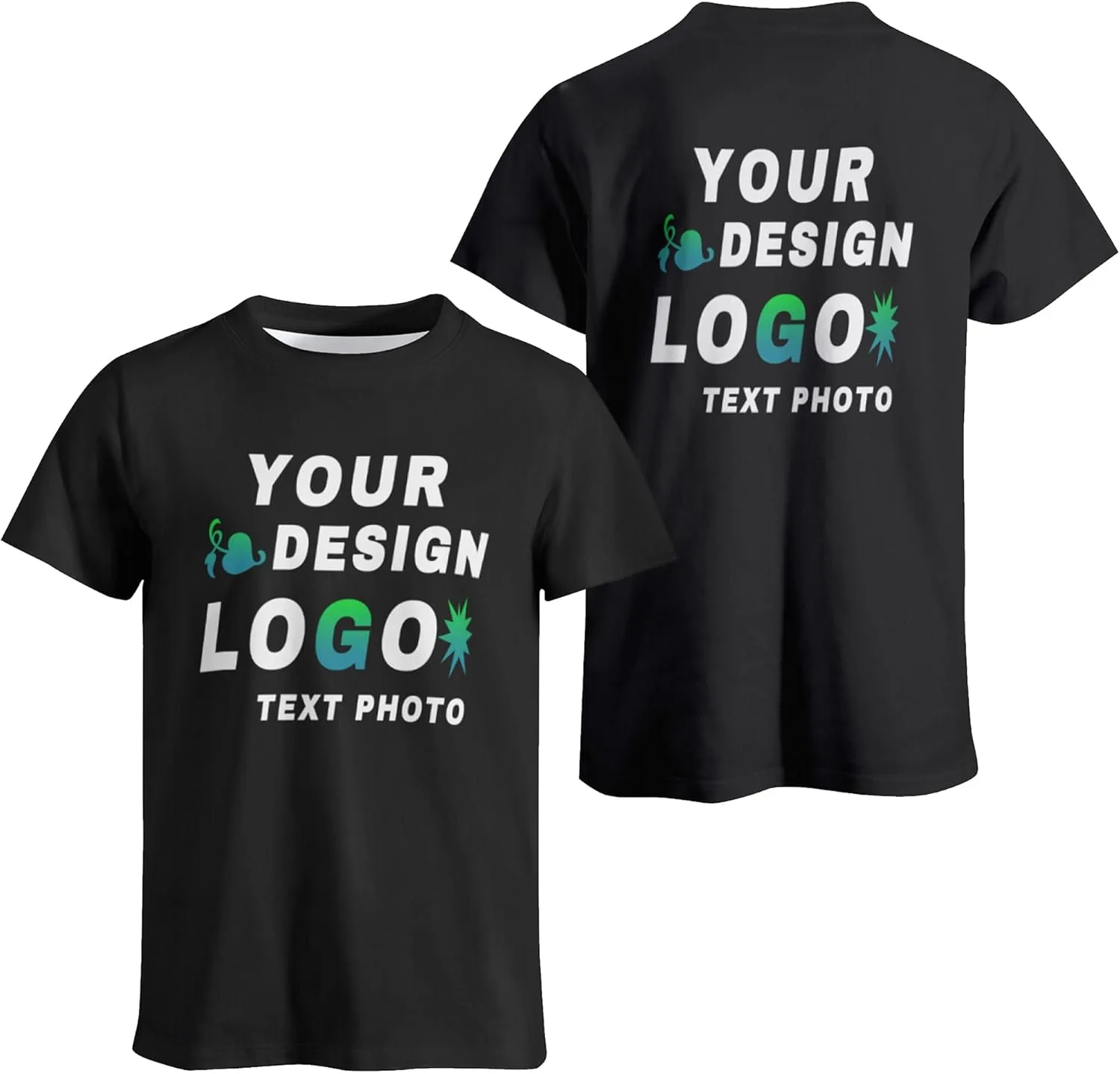 Футболка с принтом спереди и сзади ZMSHUNYIN
Футболка с принтом спереди и сзади ZMSHUNYIN