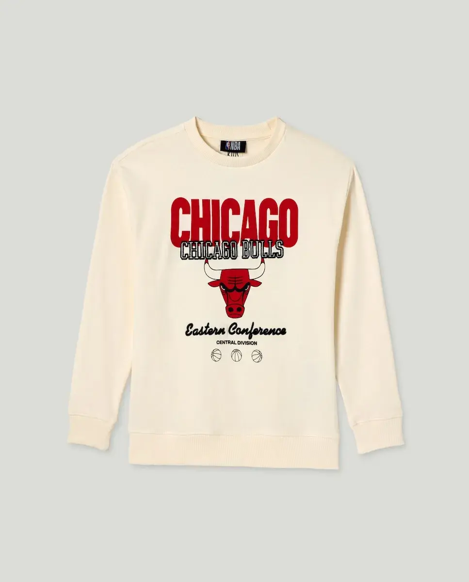 Детская закрытая толстовка NBA Chicago Bulls Kids El Corte Inglés, белый
Детская закрытая толстовка NBA Chicago Bulls Kids El Corte Inglés, белый