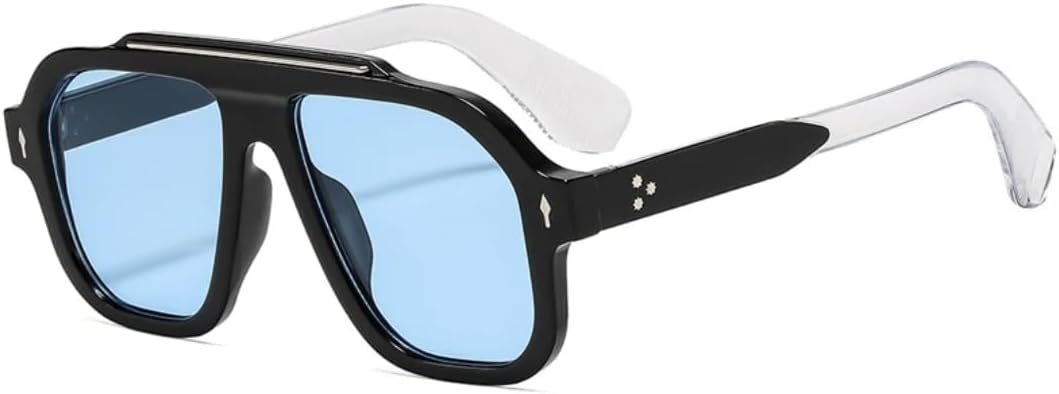 Модные женские солнцезащитные очки UV400 в стиле ретро с заклепками, мужские градиентные солнцезащитные очки, трендовые сине-желтые солнцезащитные очки SZVVBKK, Black Blue
Модные женские солнцезащитные очки UV400 в стиле ретро с заклепками, мужские градиентные солнцезащитные очки, трендовые сине-желтые солнцезащитные очки SZVVBKK, Black Blue