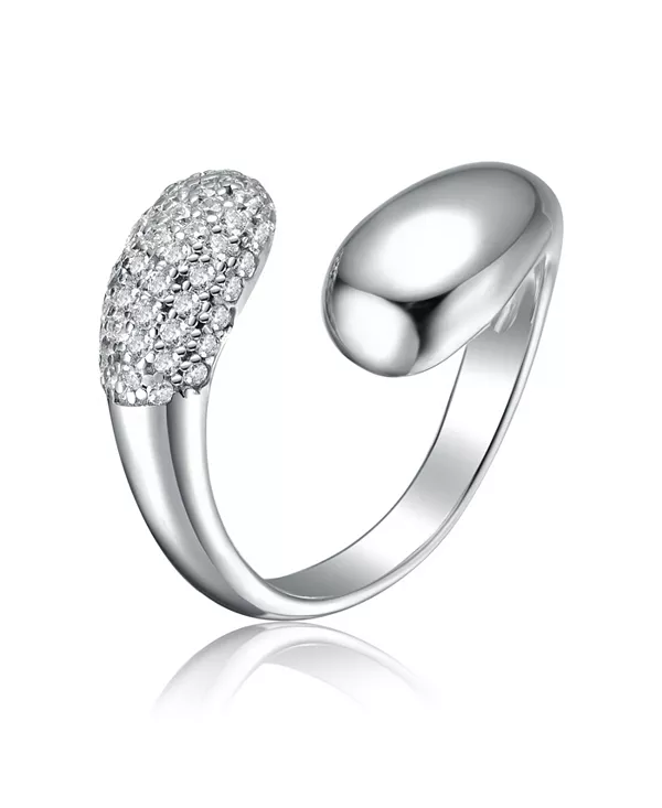 Изысканное обводное кольцо из стерлингового серебра с кубическим цирконием Genevive, silver
Изысканное обводное кольцо из стерлингового серебра с кубическим цирконием Genevive, silver