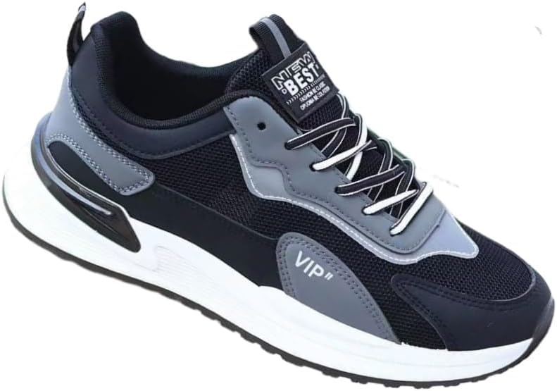 Мужские спортивные кроссовки - удобные и дышащие, с противоскользящей резиновой подошвой, повседневный стиль на шнуровке, подходит для ежедневного использования на улице Fusecottc, черный
Мужские спортивные кроссовки - удобные и дышащие, с противоскользящей резиновой подошвой, повседневный стиль на шнуровке, подходит для ежедневного использования на улице Fusecottc, черный