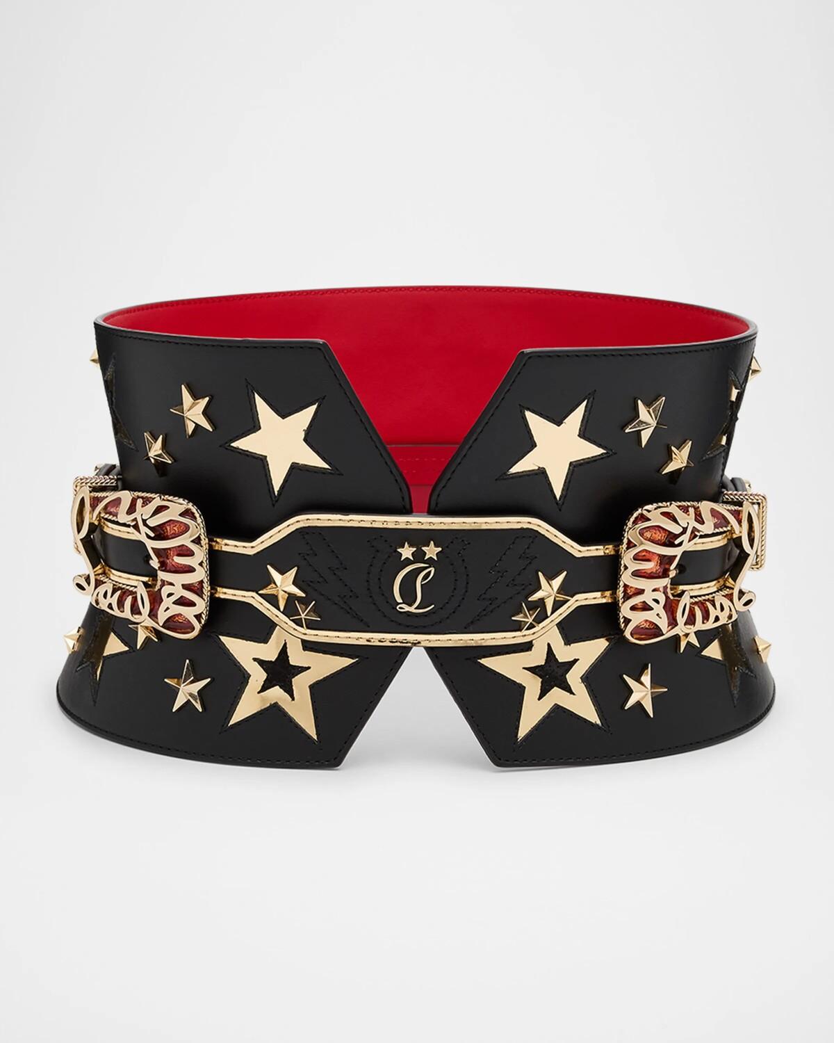 Кожаный ремень Giddy Corset Christian Louboutin, черный
Кожаный ремень Giddy Corset Christian Louboutin, черный
