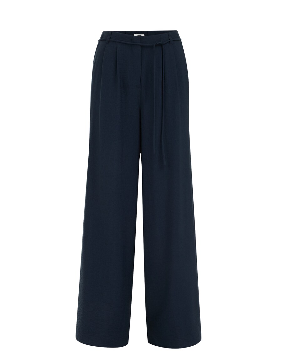 Широкие брюки со складками спереди WE Fashion, темно-синий
Широкие брюки со складками спереди WE Fashion, темно-синий