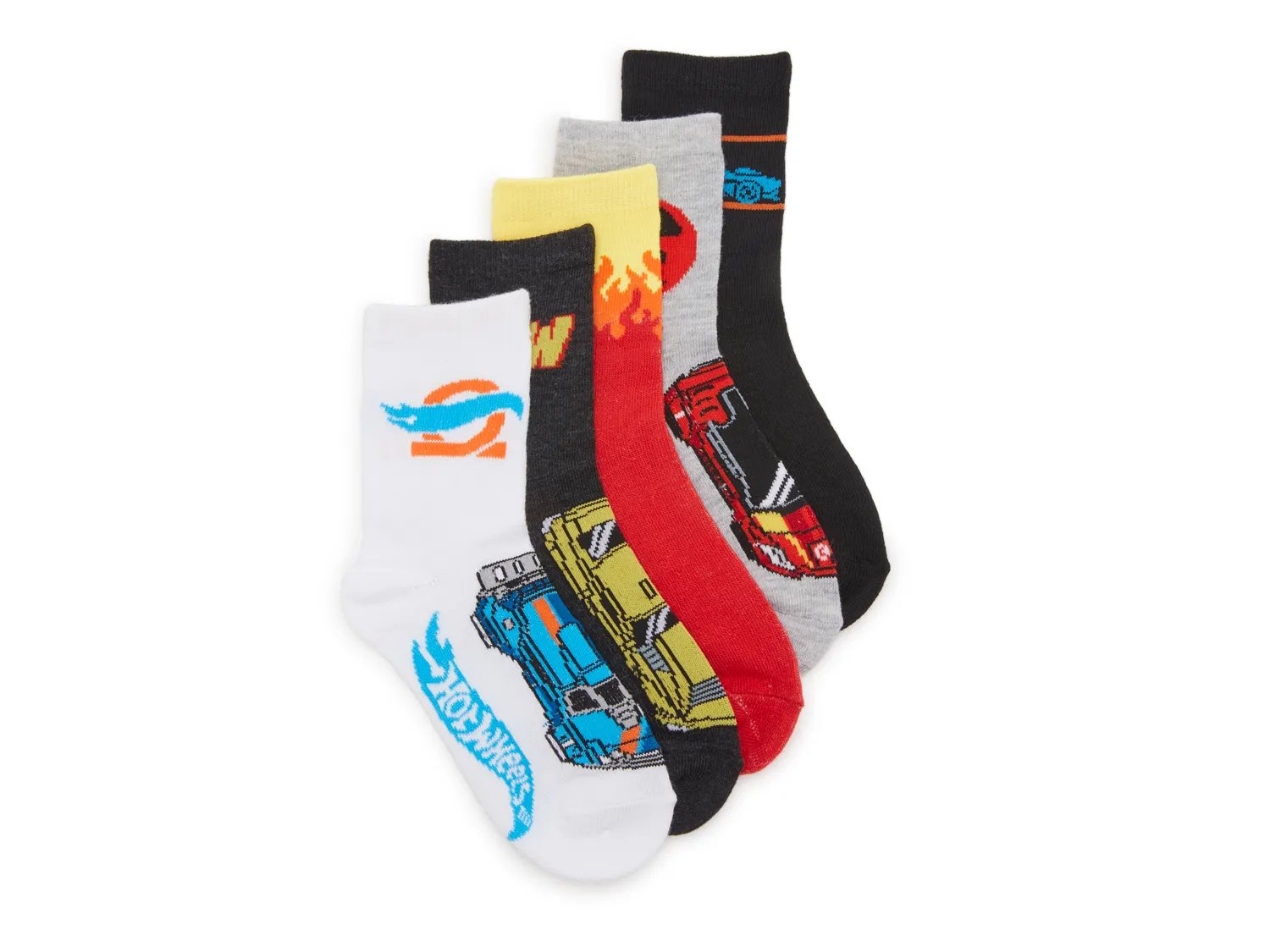 Носки High Point Design Hot Wheels Kids' Crew Socks - 5 Pack, мультиколор
Носки High Point Design Hot Wheels Kids' Crew Socks - 5 Pack, мультиколор