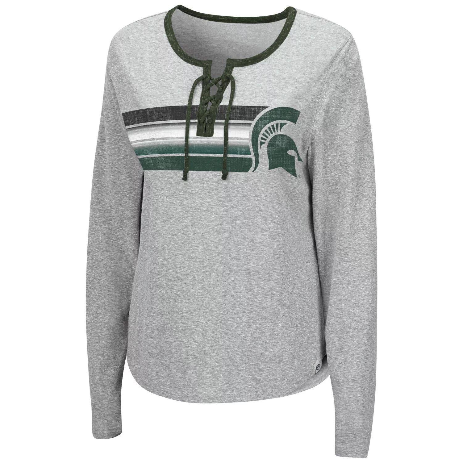 Женская футболка Colosseum Heathered Grey Michigan State Spartans Sundial Tri-Blend со шнуровкой и длинными рукавами Colosseum, Серый, Женская футболка Colosseum Heathered Grey Michigan State Spartans Sundial Tri-Blend со шнуровкой и длинными рукавами Col
Женская футболка Colosseum Heathered Grey Michigan State Spartans Sundial Tri-Blend со шнуровкой и длинными рукавами Colosseum, Серый, Женская футболка Colosseum Heathered Grey Michigan State Spartans Sundial Tri-Blend со шнуровкой и длинными рукавами Col