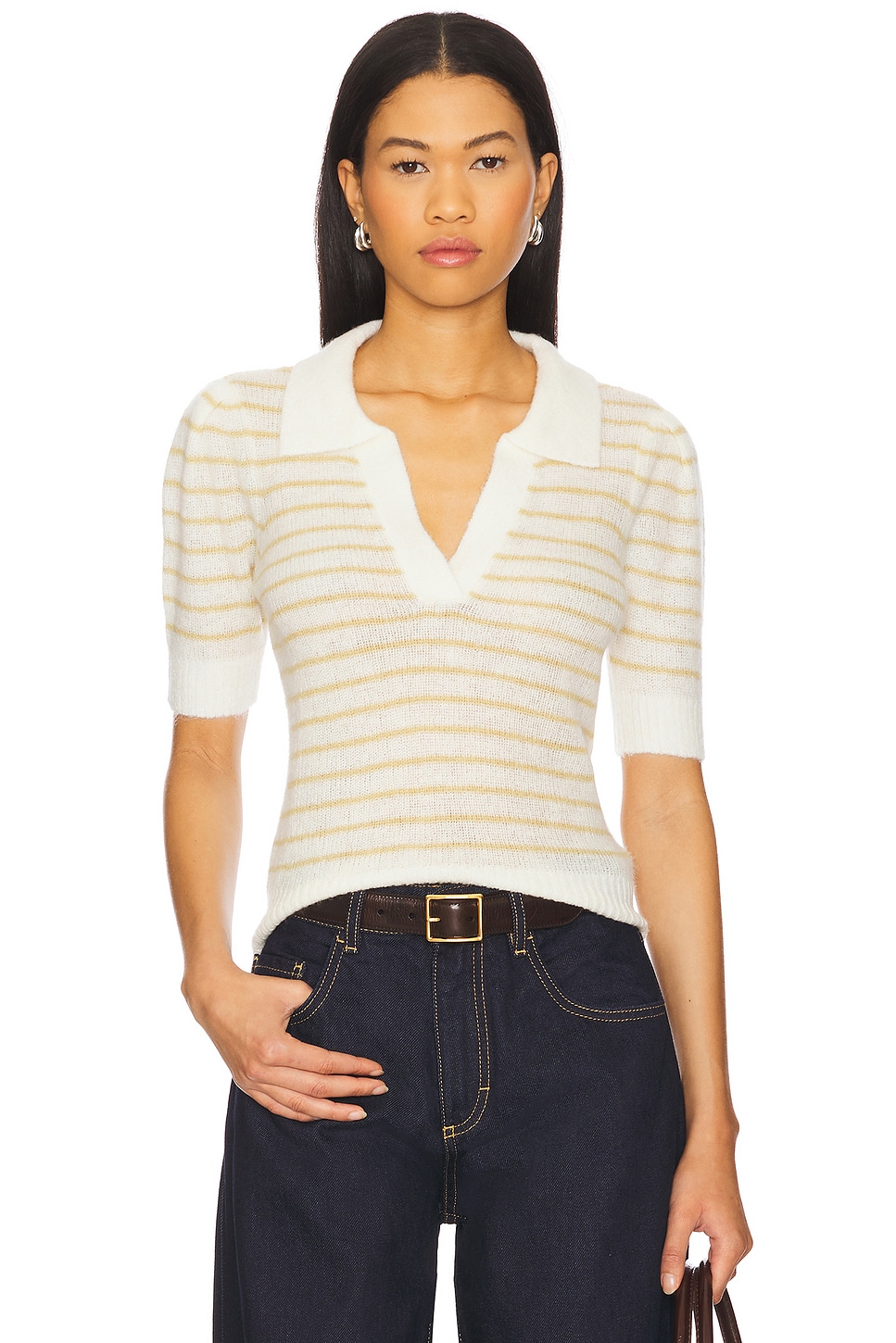 Топ Billie от Pistola, pistachio shell stripe
Топ Billie от Pistola, pistachio shell stripe