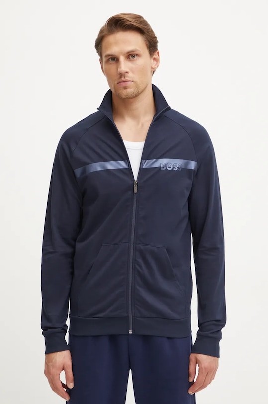 Хлопковая толстовка Boss, темно-синий
Хлопковая толстовка Boss, темно-синий