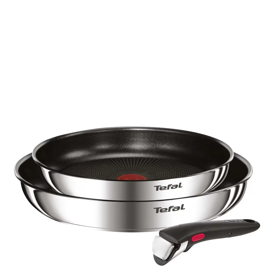 Набор сковород из нержавеющей стали 2 шт со съемной ручкой Ingenio Emotion Tefal, сталь
Набор сковород из нержавеющей стали 2 шт со съемной ручкой Ingenio Emotion Tefal, сталь