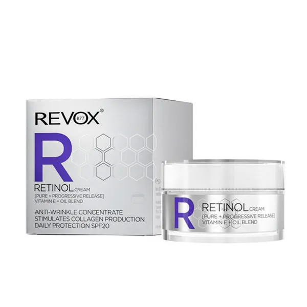 С ретинолом Crema Antiarrugas Revox, 50 ml
С ретинолом Crema Antiarrugas Revox, 50 ml