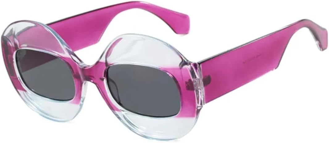 Модные солнцезащитные очки большого размера в овальной оправе для женщин и мужчин: солнцезащитные очки для вождения и путешествий, ветрозащитные очки с защитой от УФ-излучения UV400 VVTWSSW, Purple Gray
Модные солнцезащитные очки большого размера в овальной оправе для женщин и мужчин: солнцезащитные очки для вождения и путешествий, ветрозащитные очки с защитой от УФ-излучения UV400 VVTWSSW, Purple Gray