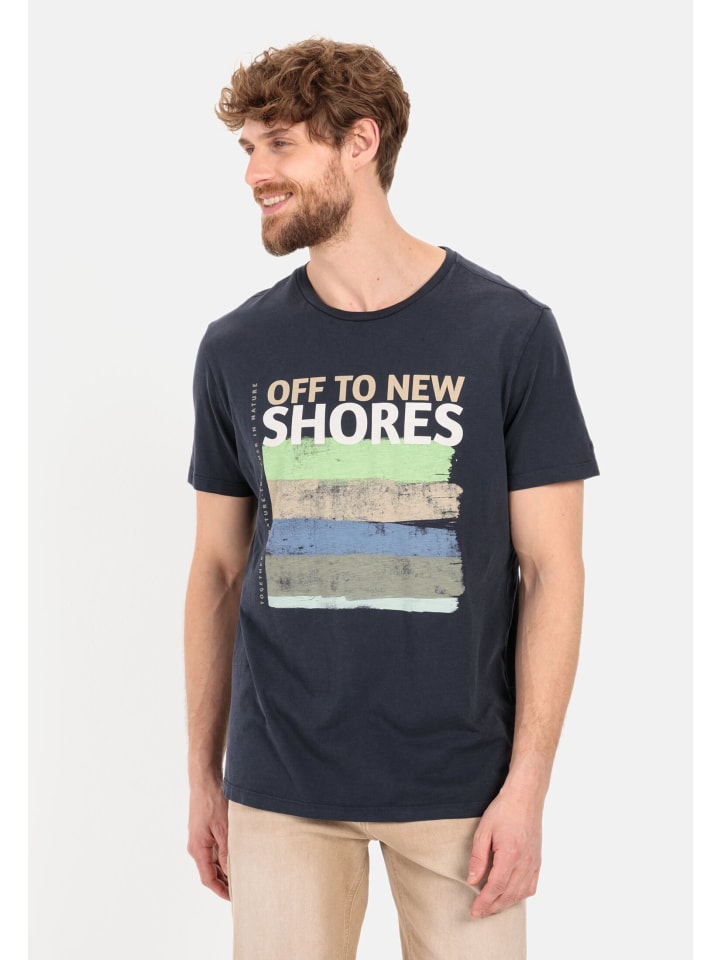 Футболка с принтом из экологически чистого органического хлопка темно-синего цвета Camel Active
Футболка с принтом из экологически чистого органического хлопка темно-синего цвета Camel Active