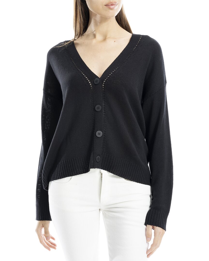 Кардиган из льняной смеси Max Studio, черный
Кардиган из льняной смеси Max Studio, черный