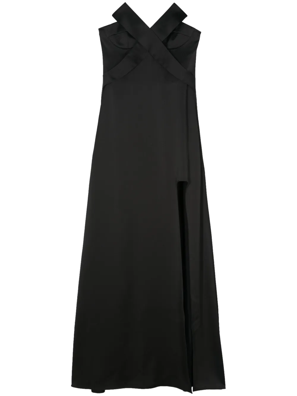 Декорированное длинное платье Genny, черный 
Декорированное длинное платье Genny, черный