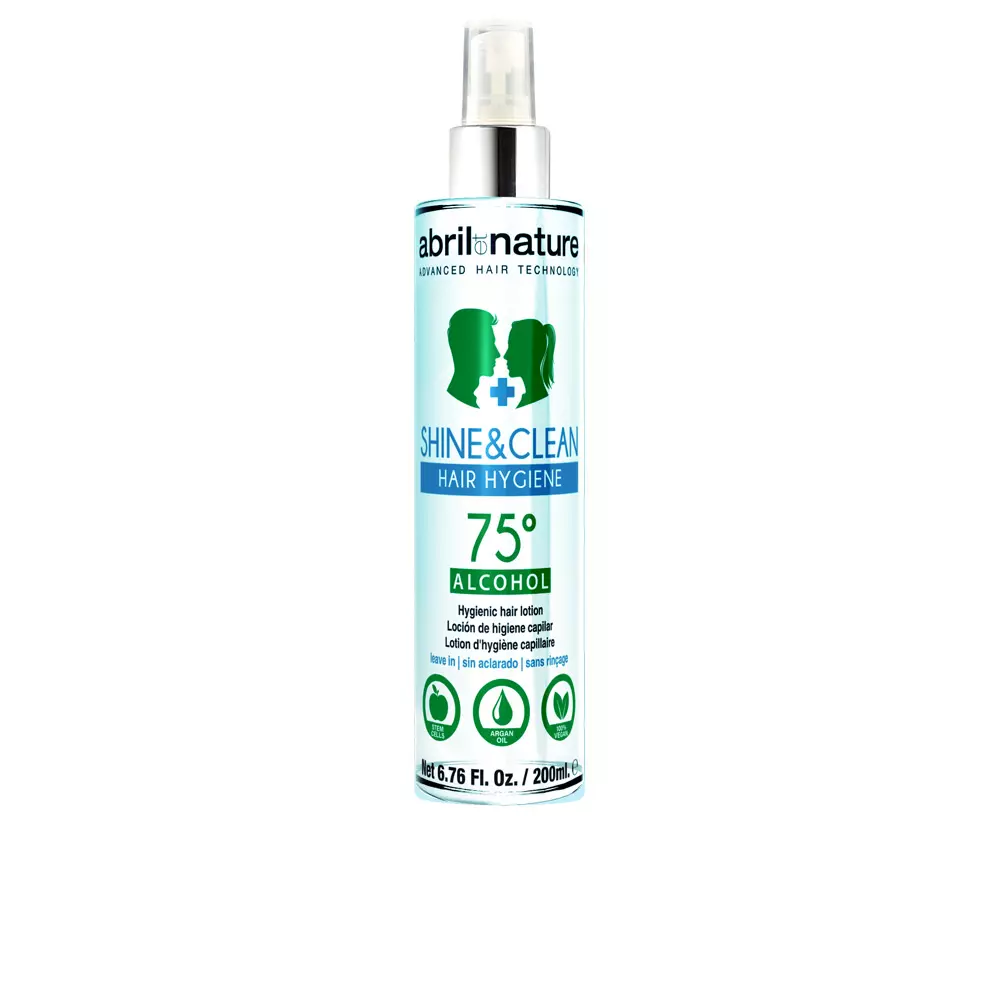 Шампунь shine&clean hair hygiene 75º alcohol Abril Et Nature, 200 мл.
Шампунь shine&clean hair hygiene 75º alcohol Abril Et Nature, 200 мл.