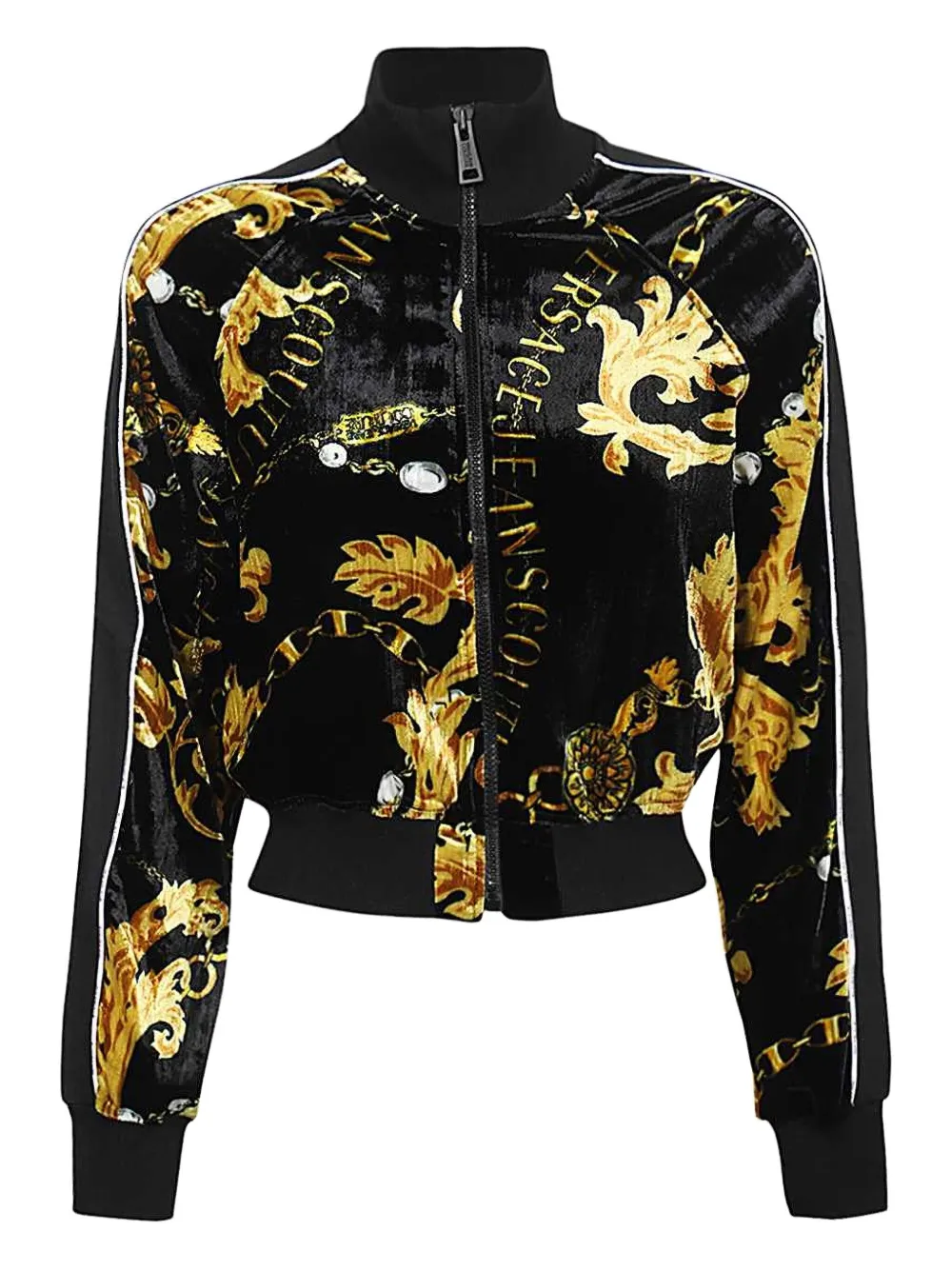 Бархатная куртка с принтом Baroque Versace Jeans Couture, черный
Бархатная куртка с принтом Baroque Versace Jeans Couture, черный