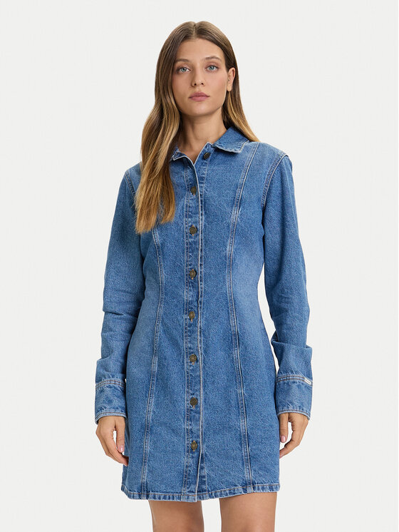 Джинсовое платье slim fit W5BK48 D5M48 Guess Jeans, синий
Джинсовое платье slim fit W5BK48 D5M48 Guess Jeans, синий