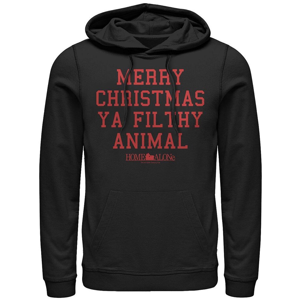 Толстовка с рисунком Big & Tall Home Alone Merry Christmas Ya Filthy Animal Licensed Character, черный
Толстовка с рисунком Big & Tall Home Alone Merry Christmas Ya Filthy Animal Licensed Character, черный