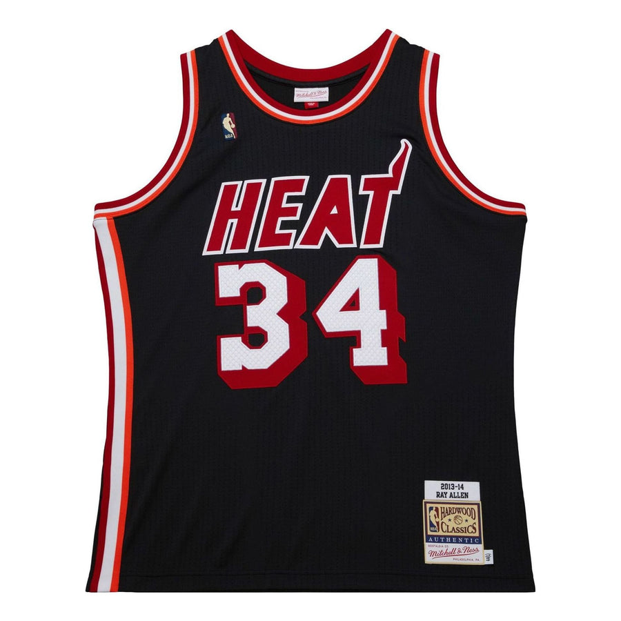 Джерси Mitchell & Ness x Miami Heat Dark HWC 2013-14 Jersey 'Ray Allen 34', черный 
Джерси Mitchell & Ness x Miami Heat Dark HWC 2013-14 Jersey 'Ray Allen 34', черный