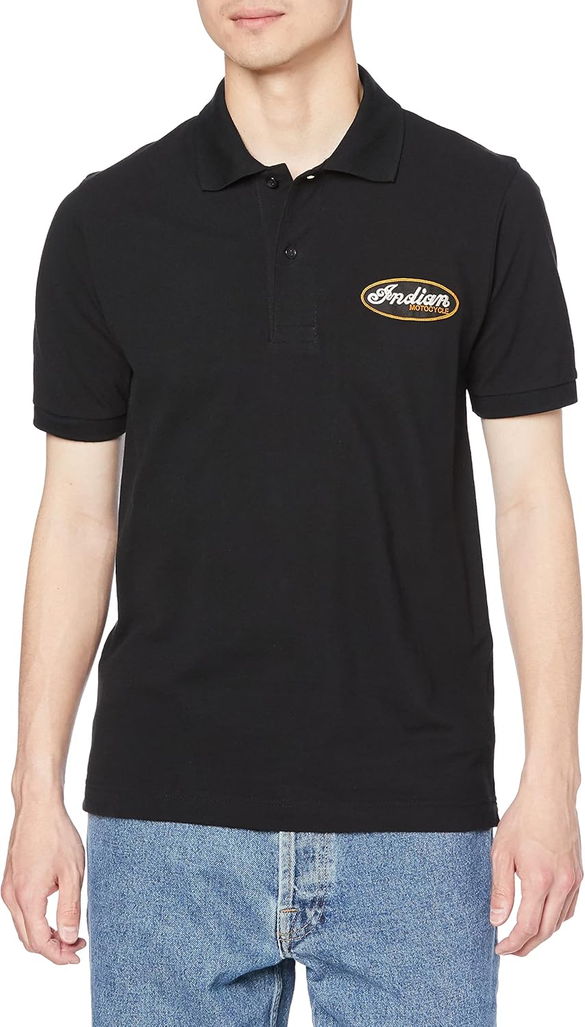 Индийская футболка-поло IC-2709 из плотной ткани с нашивкой-логотипом Indian, черный
Индийская футболка-поло IC-2709 из плотной ткани с нашивкой-логотипом Indian, черный