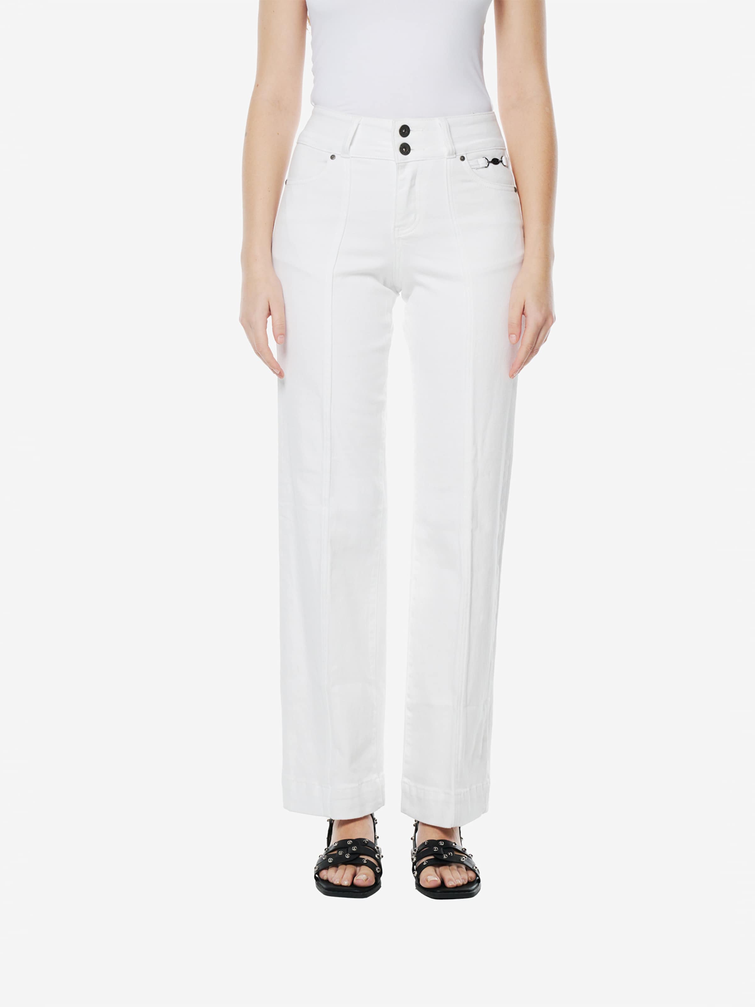 KOROSHI Белые джинсы Regular с защипами
KOROSHI Белые джинсы Regular с защипами