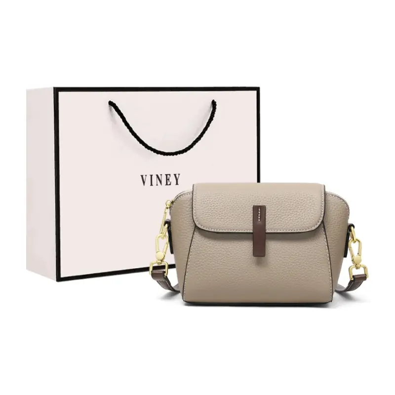 VINEY Кожаная сумка через плечо, Elephant Gray
VINEY Кожаная сумка через плечо, Elephant Gray
