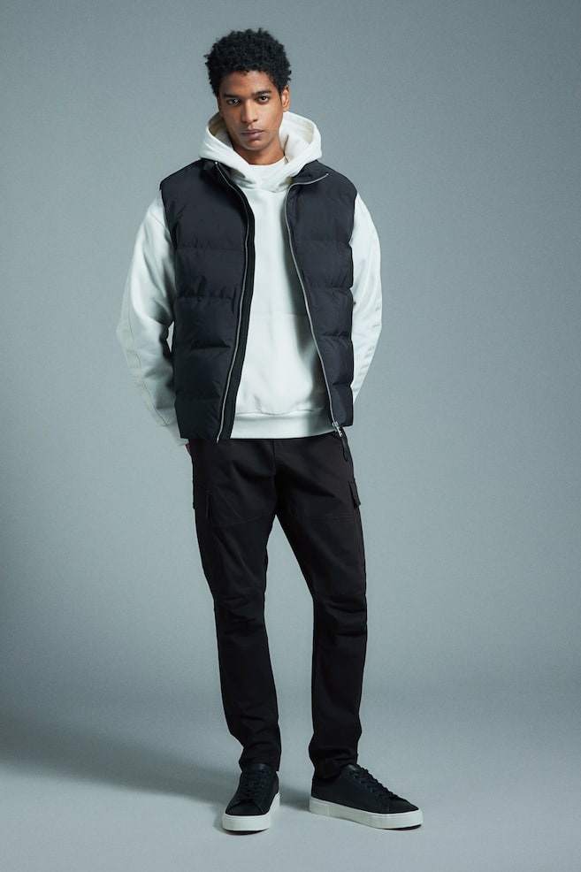 Брюки-Карго облегающего кроя H&M, черный
Брюки-Карго облегающего кроя H&M, черный