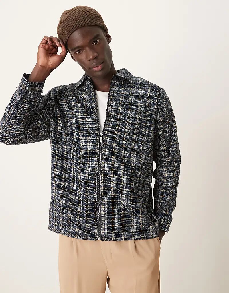 Свободная фактурная рубашка свободного кроя в синем миксе Selected Homme
Свободная фактурная рубашка свободного кроя в синем миксе Selected Homme