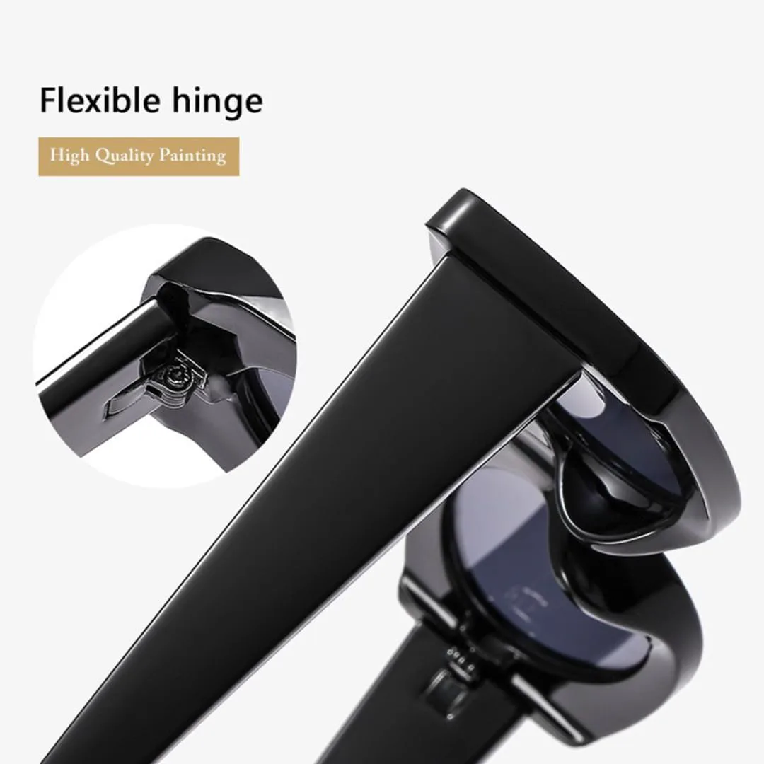 Ретро-модные панк-солнцезащитные очки для женщин и мужчин, классические винтажные, с защитой от УФ-излучения UV400, для вечеринок на открытом воздухе VFDHN, Black
Ретро-модные панк-солнцезащитные очки для женщин и мужчин, классические винтажные, с защитой от УФ-излучения UV400, для вечеринок на открытом воздухе VFDHN, Black