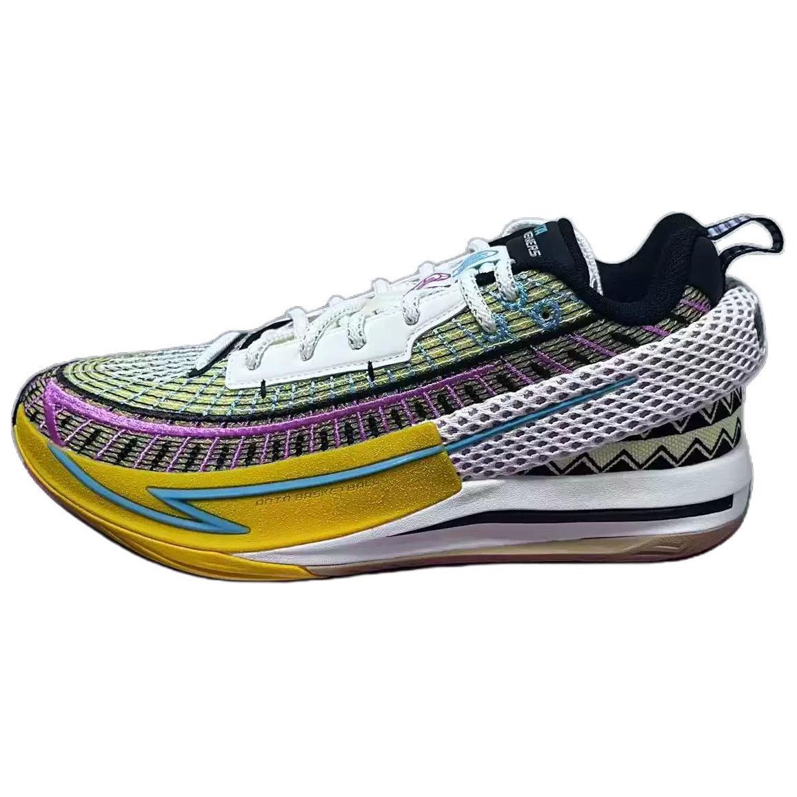 Анта Фенгманг 1 нескользящие износостойкие ударопрочные низкие баскетбольные кроссовки с карбоновой пластиной мужские бело-желтые 
Анта Фенгманг 1 нескользящие износостойкие ударопрочные низкие баскетбольные кроссовки с карбоновой пластиной мужские бело-желтые