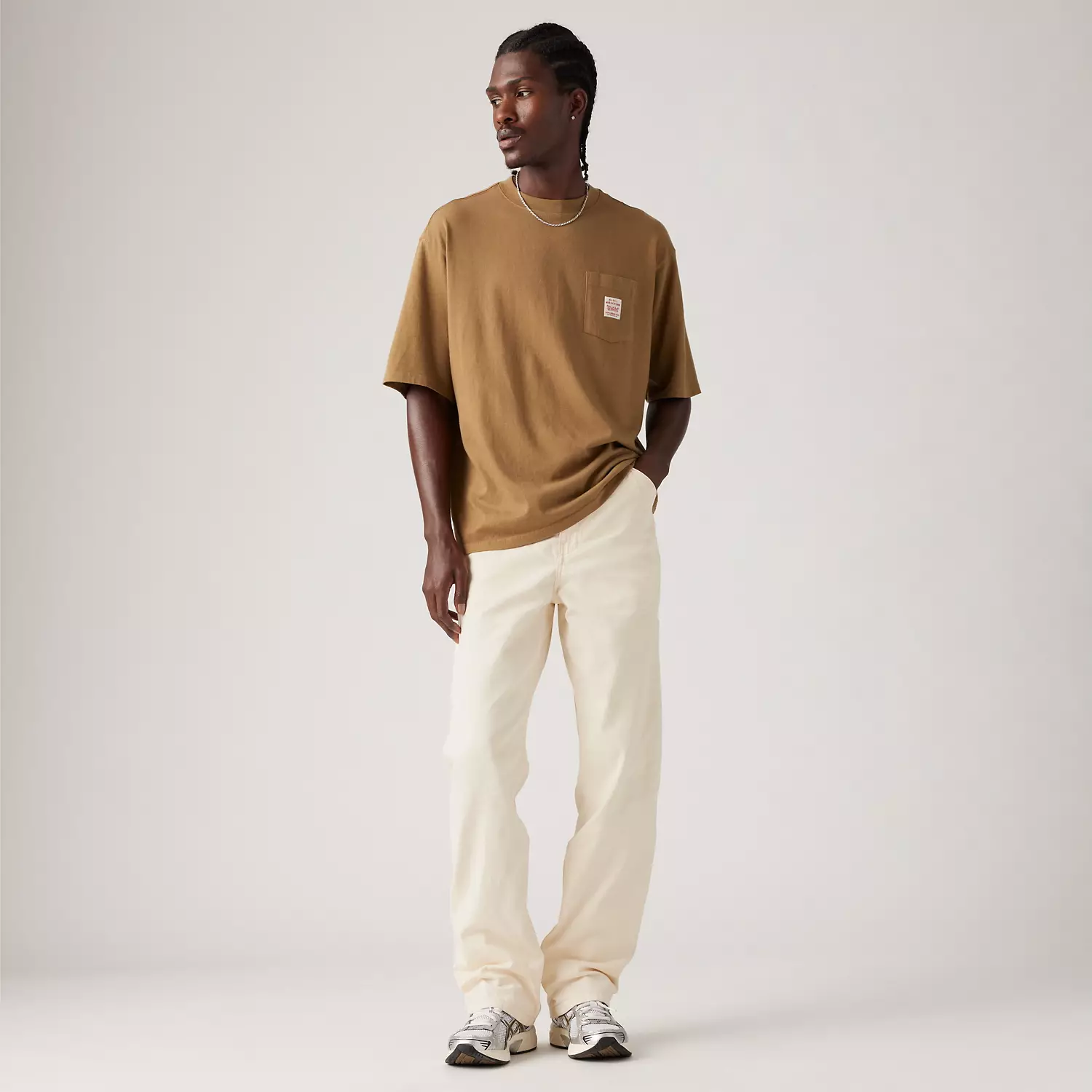 568 Свободные прямые джинсы Carpenter для мужчин Levi's, цвет Undyed Ecru Greige - White 
568 Свободные прямые джинсы Carpenter для мужчин Levi's, цвет Undyed Ecru Greige - White
