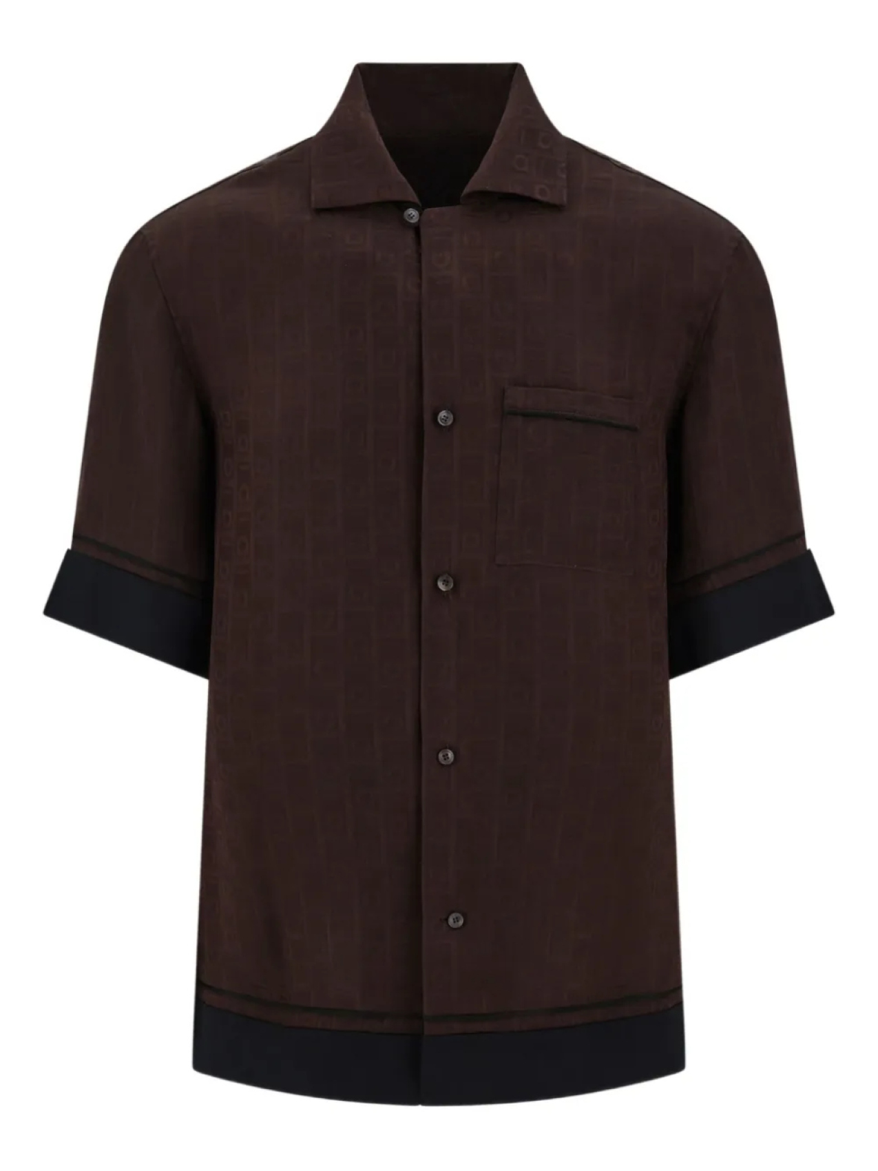 Ferragamo рубашка с короткими рукавами и монограммой, коричневый
Ferragamo рубашка с короткими рукавами и монограммой, коричневый