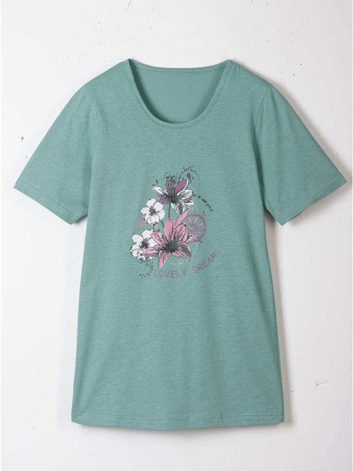 Sieh an! Пижама-капри с принтом цвета шалфея
Sieh an! Пижама-капри с принтом цвета шалфея