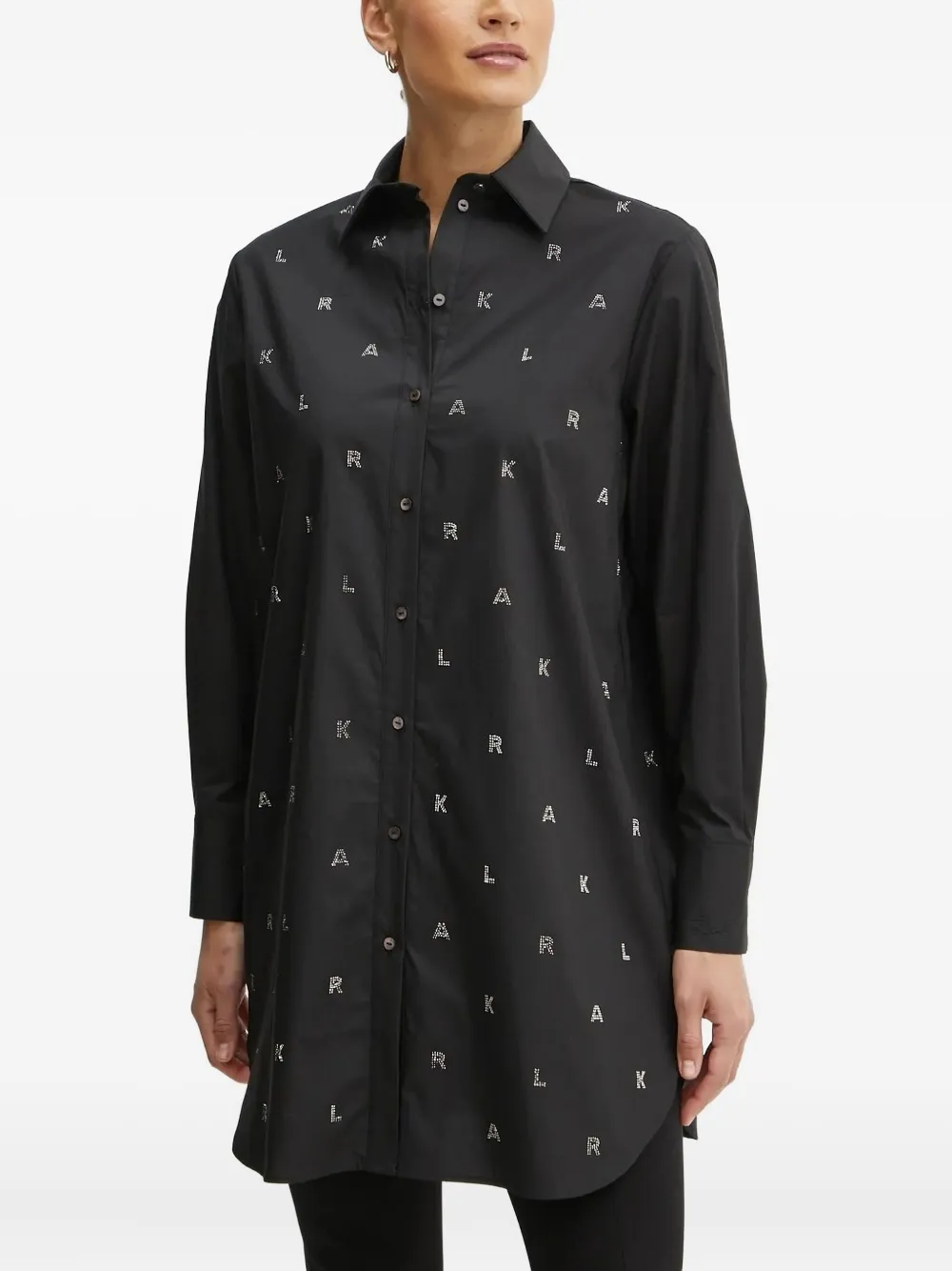 Рубашка из органического хлопка KARL LAGERFELD, черный
Рубашка из органического хлопка KARL LAGERFELD, черный