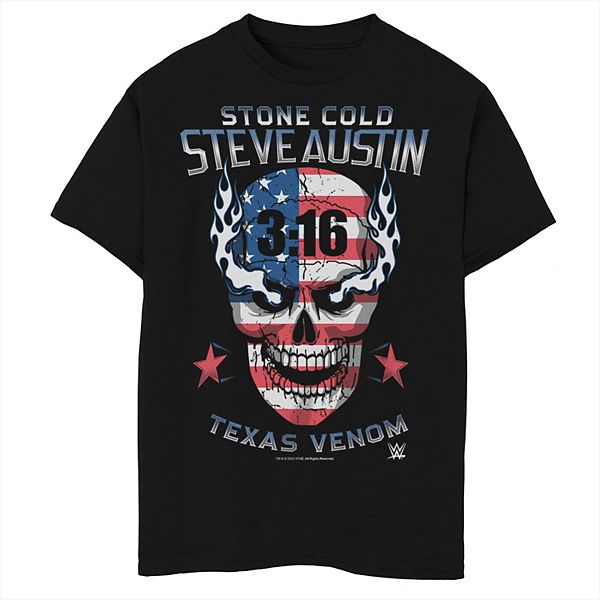 Футболка с принтом Boys WWE Stone Cold Steve Austin Texas Venom USA Flag Skull Licensed Character
Футболка с принтом Boys WWE Stone Cold Steve Austin Texas Venom USA Flag Skull Licensed Character