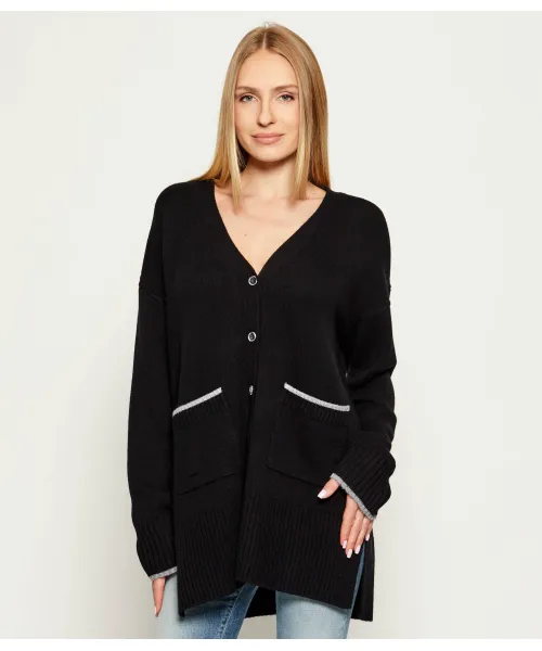 Кардиган из тасманийской шерсти Relaxed fit Pinko, черный
Кардиган из тасманийской шерсти Relaxed fit Pinko, черный