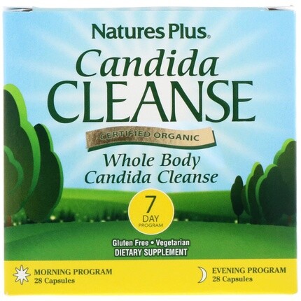 7-дневная программа Candida Cleanse, 28 капсул, 2 шт., Nature'S Plus
7-дневная программа Candida Cleanse, 28 капсул, 2 шт., Nature'S Plus