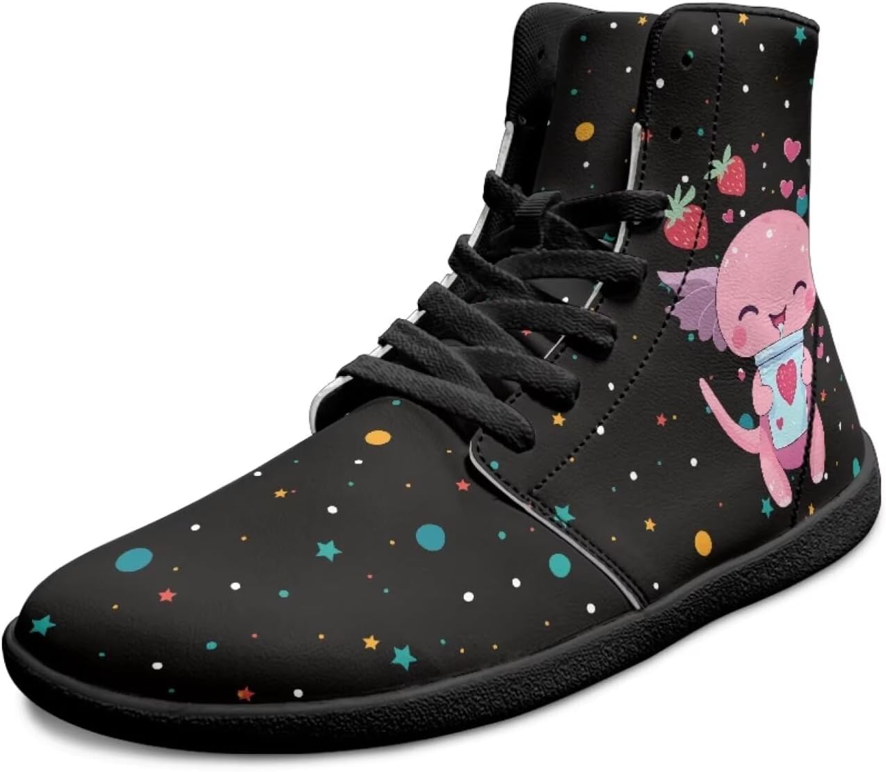 Мужские широкие кроссовки Binienty для ходьбы, высокие минималистичные кеды с противоскользящим покрытием и нулевым перепадом высоты подошвы, спортивные кроссовки, размеры US 6-14, Galaxy Axolotl
Мужские широкие кроссовки Binienty для ходьбы, высокие минималистичные кеды с противоскользящим покрытием и нулевым перепадом высоты подошвы, спортивные кроссовки, размеры US 6-14, Galaxy Axolotl